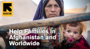 Help families in Afghanistan and worldwide, A mother holding a child